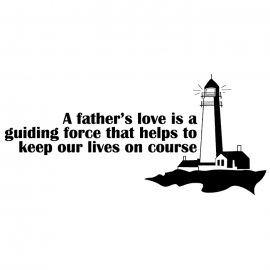 Cling Mount Stamp: A Father's Love FM0283ECL