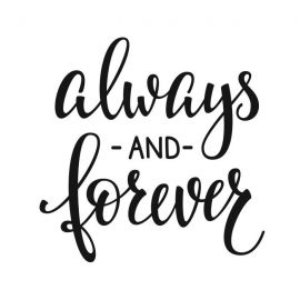 Cling mount Stamp: Always and Forever: RR1125CCL