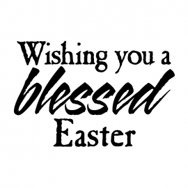 Cling Mount Stamp: Blessed Easter EA0251CCL