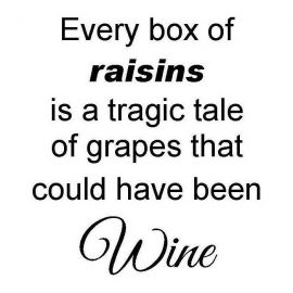 Wood Mounted Stamp Box of Raisins, H2LL29E, wine