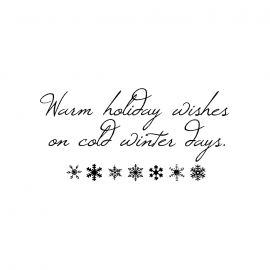 Cling Mount Stamp: Cold Winter Days CH0161ECL