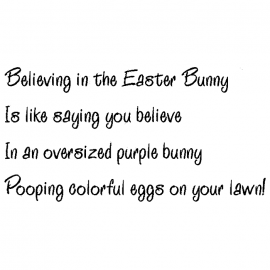 Cling Mount Stamp: Colorful Eggs EA0269CCL