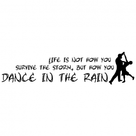 Cling Mount Stamp: Dance In The Rain QQ1201FCL