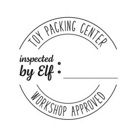 Cling Mount Stamp: Elf Inspected CH0183CCL