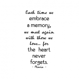 Cling Mount Stamp: Embrace a Memory SY0521ECL