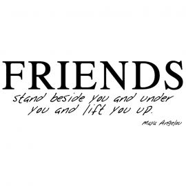 Cling Mount Stamp: Friends Beside You QQ0833DCL