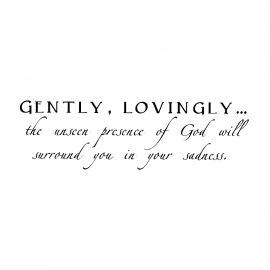 Cling Mount Stamp: Gently, Lovingly SY0520ECL
