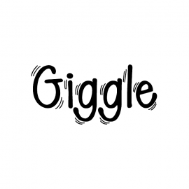 Cling Mount Stamp: Giggle MC0639BCL
