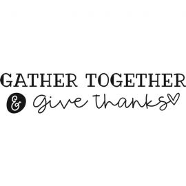 Cling Mount Stamp: Give Thanks AU0021CCL