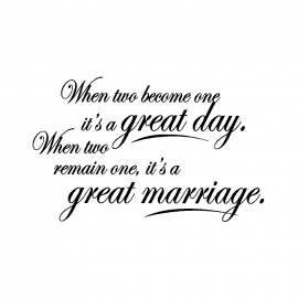 Cling Mount Stamp: Great Marriage MA0303FCL