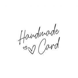 Cling Mount Stamp: Handmade Card Love MC0722ACL