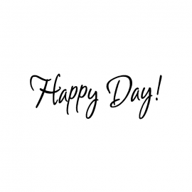 Cling Mount Stamp: Happy Day MC0329DCL