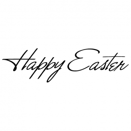 Cling Mount Stamp: Happy Easter EA0254DCL