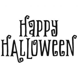 Cling Mount Stamp: Happy Halloween AU0007ECL