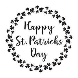 Cling Mount Stamp: Happy St. Patricks Day QQ1223CCL