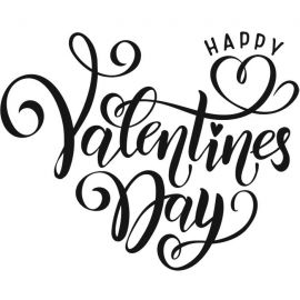 Cling Mount Stamp: Happy Valentines Day: RR1123DCL