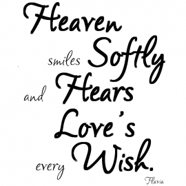 Cling Mount Stamp: Heaven Smiles Softly RR0721FCL