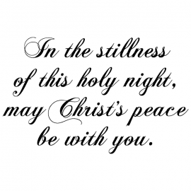 Cling Mount Stamp: Holy Night Stillness CH0170DCL