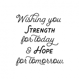 Cling Mount Stamp: Hope For Tomorrow SY0531DCL