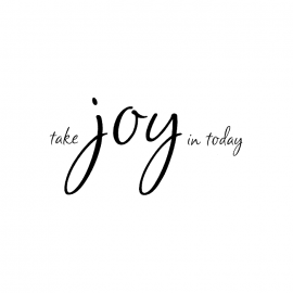Cling Mount Stamp: Joy In Today MC0331DCL