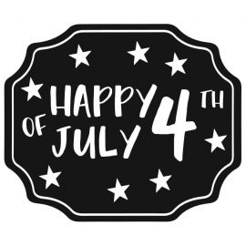 Cling Mount Stamp: July 4th MC0730DCL