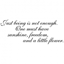 Cling Mount Stamp: Just Being Enough QQ1204ECL