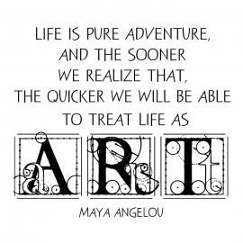 Cling Mount Stamp: Life As Art QQ0824DCL