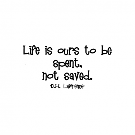 Cling Mount Stamp: Life Is Ours QQ0820DCL