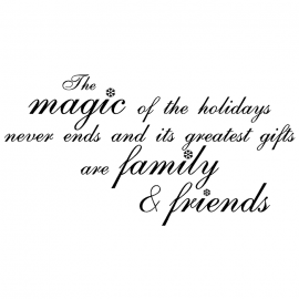 Cling Mount Stamp: Magic of Holidays CH0169FCL