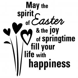 Cling Mount Stamp: May Spirit of Easter EA0264ECL