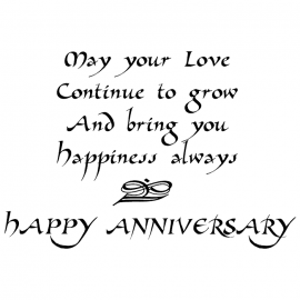 Cling Mount Stamp: May Your Love MA0325FCL