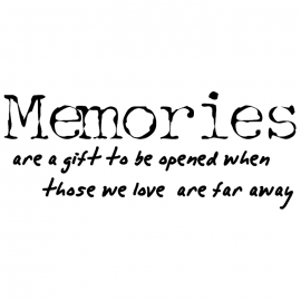 Cling Mount Stamp: Memories FS1117CCL