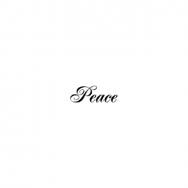 Cling Mount Stamp: Peace CH0176ACL