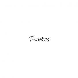 Cling Mount Stamp: Priceless MC0658ACL