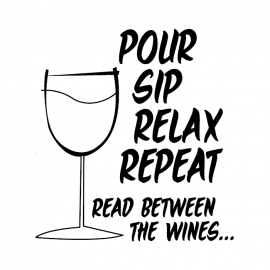 Cling Mount Stamp: Read Between The Wines MC0648DCL
