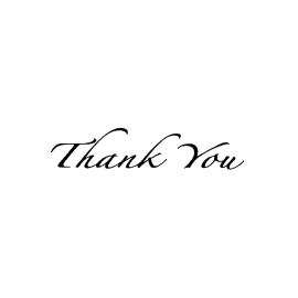 Cling Mount Stamp: Sarah's Thank You GG0926BCL