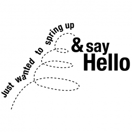 Cling Mount Stamp: Say Hello FS1131FCL