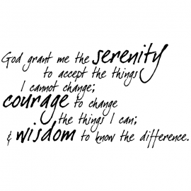 Cling Mount Stamp: Serenity Prayer IN0219FCL
