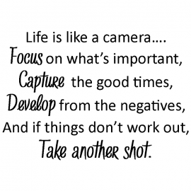 Cling Mount Stamp: Take Another Shot MC0663FCL