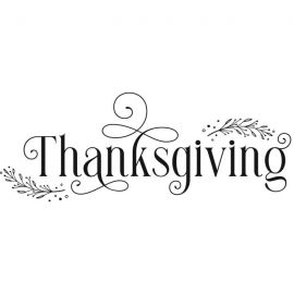 Cling Mount Stamp: Thanksgiving AU0011ECL