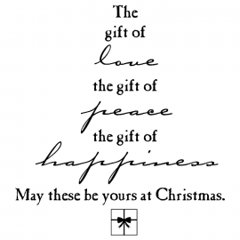 Cling Mount Stamp: The Gift of Love CH0146FCL