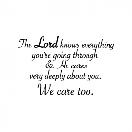 Cling Mount Stamp: The Lord Knows Everything GW0644FCL