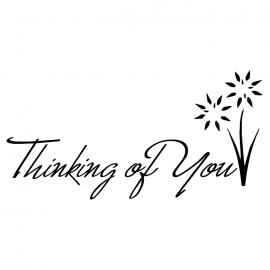 Cling Mount Stamp: Thinking of You FS1129BCL