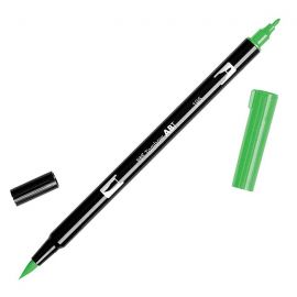 Tombow Dual Brush Pen: Light Green - TABT195