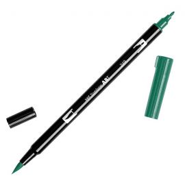 Tombow Dual Brush Pen: Hunter Green TABT249