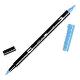 Tombow Dual Brush Pen: Peacock Blue TABT533