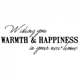 Wood Mounted Stamp: Warmth and Happiness J3MC0629D