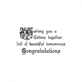Cling Mount Stamp: Wishing MA0301DCL