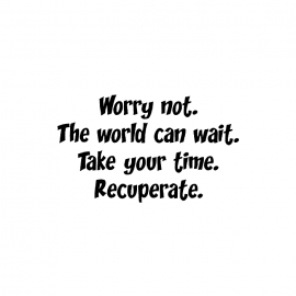 Cling Mount Stamp: Worry Not GW0624DCL
