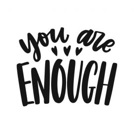 Cling mount Stamp: You Are Enough RR1119CCL